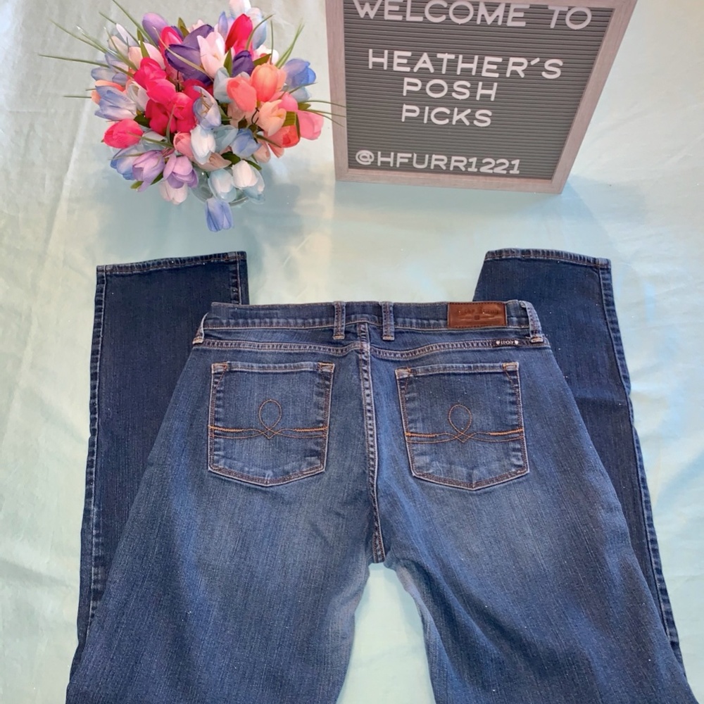 LUCKY BRAND SOFIA STRAIGHT JEANS SZ 12/31 - Picture 2 of 6
